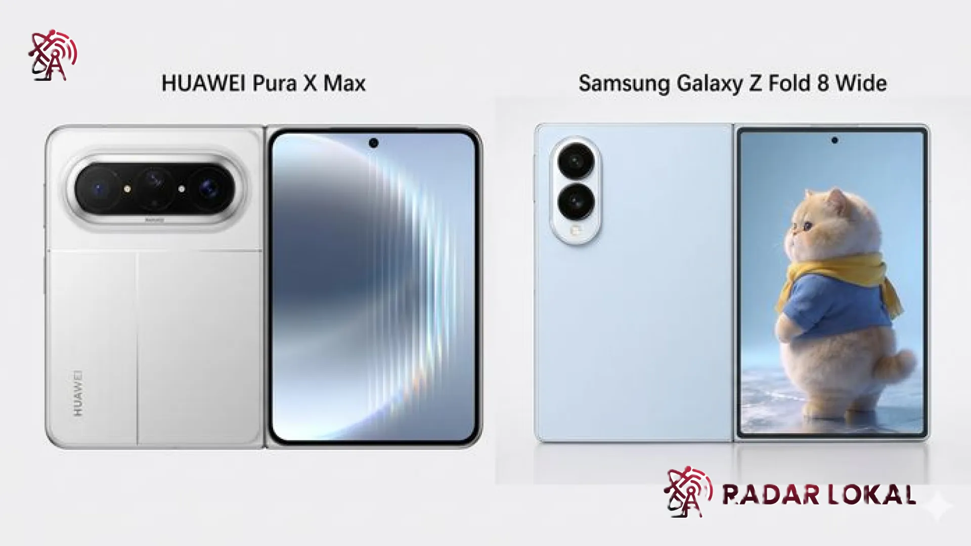 Adu Dimensi Galaxy Z Fold Wide vs Huawei Pura X Max: Siapa Jawara Tipis di Era Ponsel Lipat?