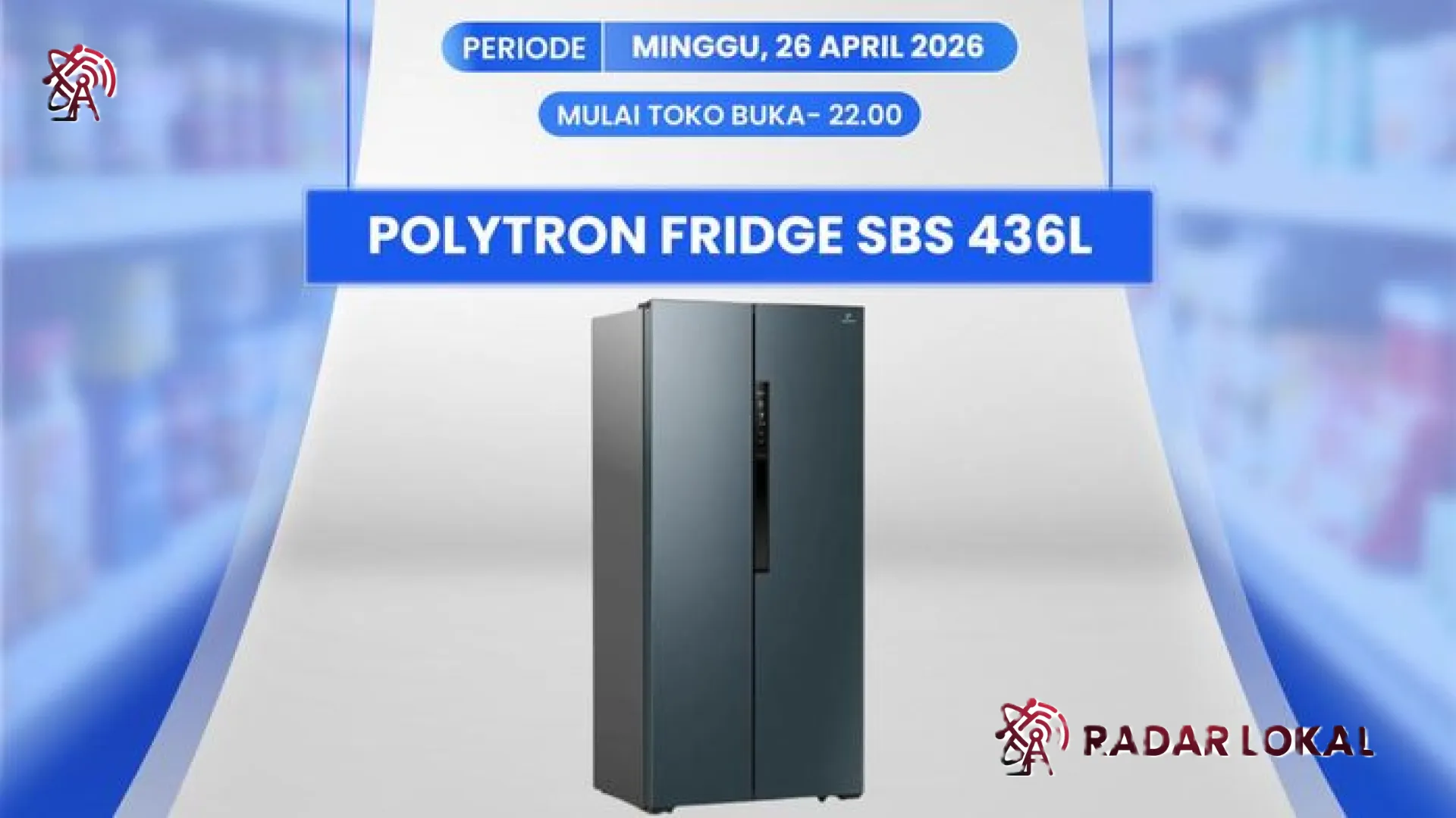 Berburu Kulkas Mewah Polytron 436L: Transmart Full Day Sale Tawarkan Diskon Fantastis Hingga Jutaan Rupiah!
