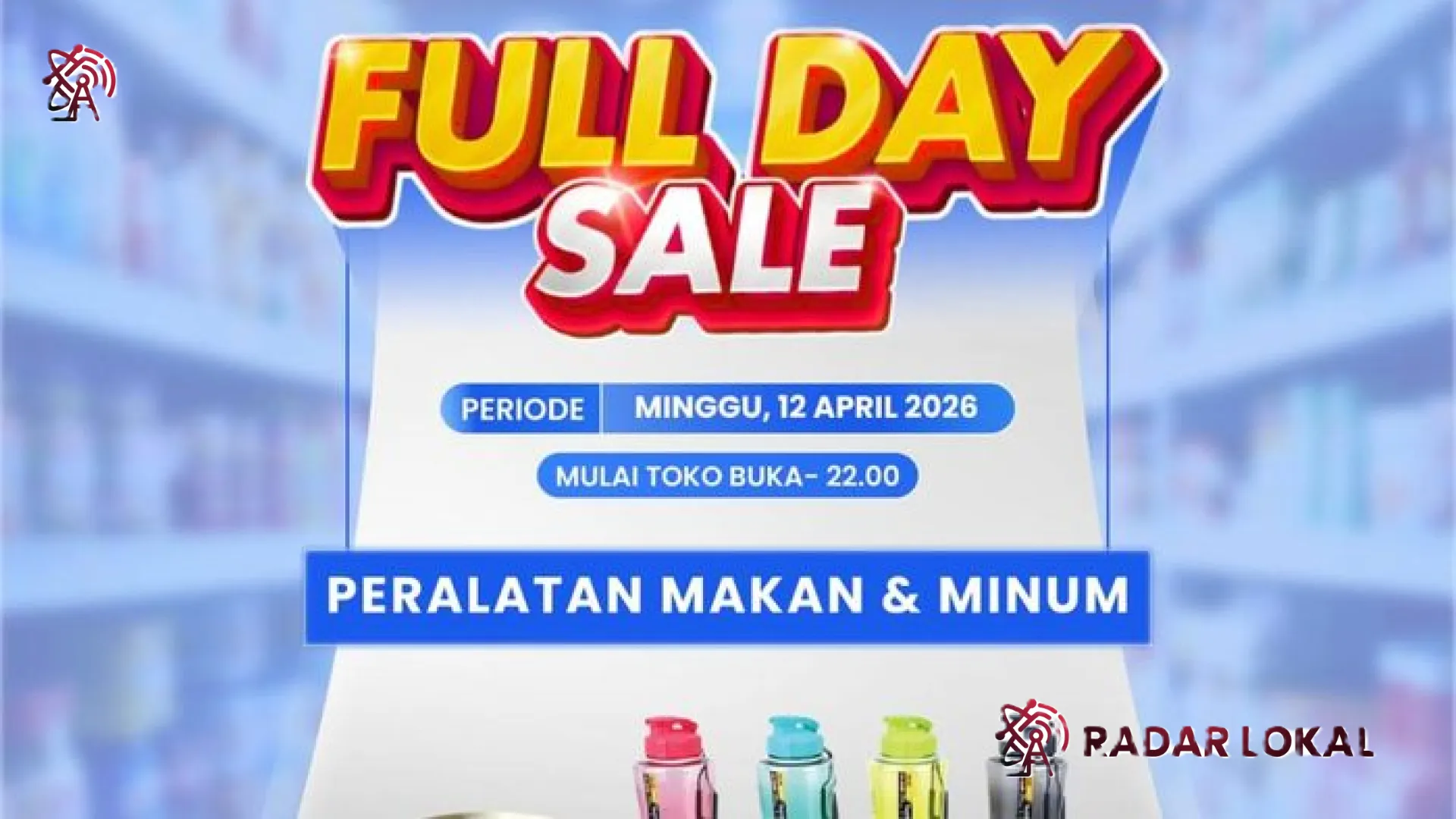 Transmart Full Day Sale Guncang Pasar: Tumbler dan Kotak Makan Branded Dibanderol Cuma Rp 12 Ribu!