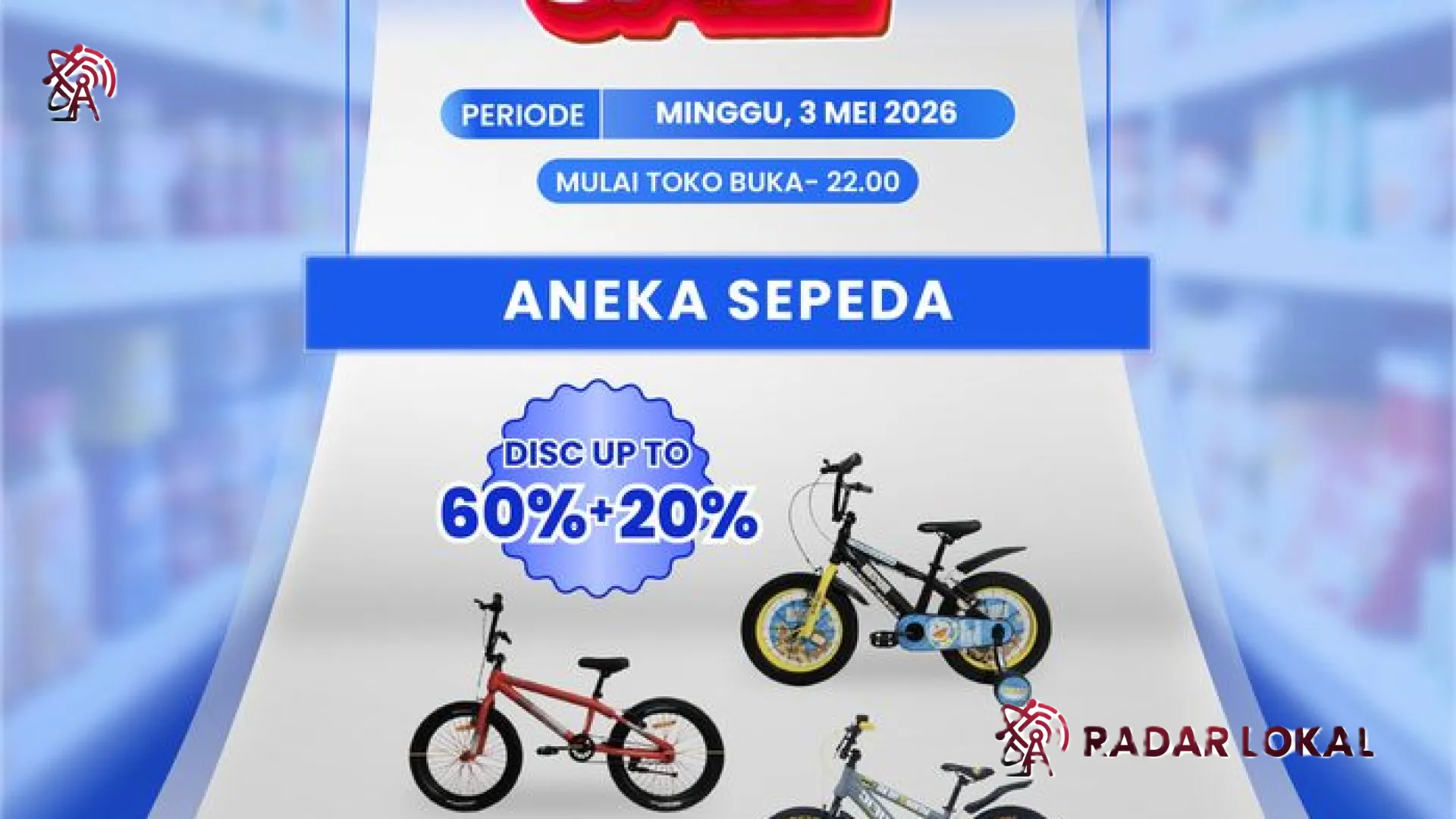 Gebrakan Transmart Full Day Sale 2026: Koleksi Sepeda Pilihan Kini Hanya Rp 1 Jutaan, Cek Promo Spesialnya di Sini!