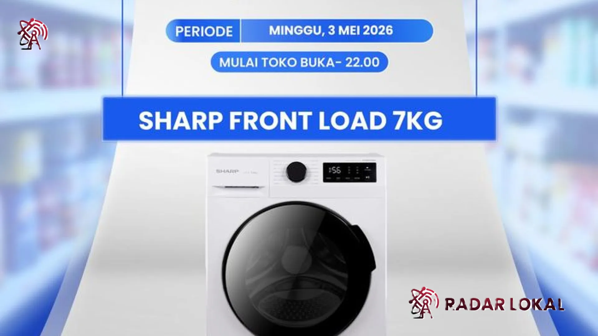 Banjir Diskon di Transmart Full Day Sale: Mesin Cuci Front Load 7 Kg Jadi Primadona Harga Miring