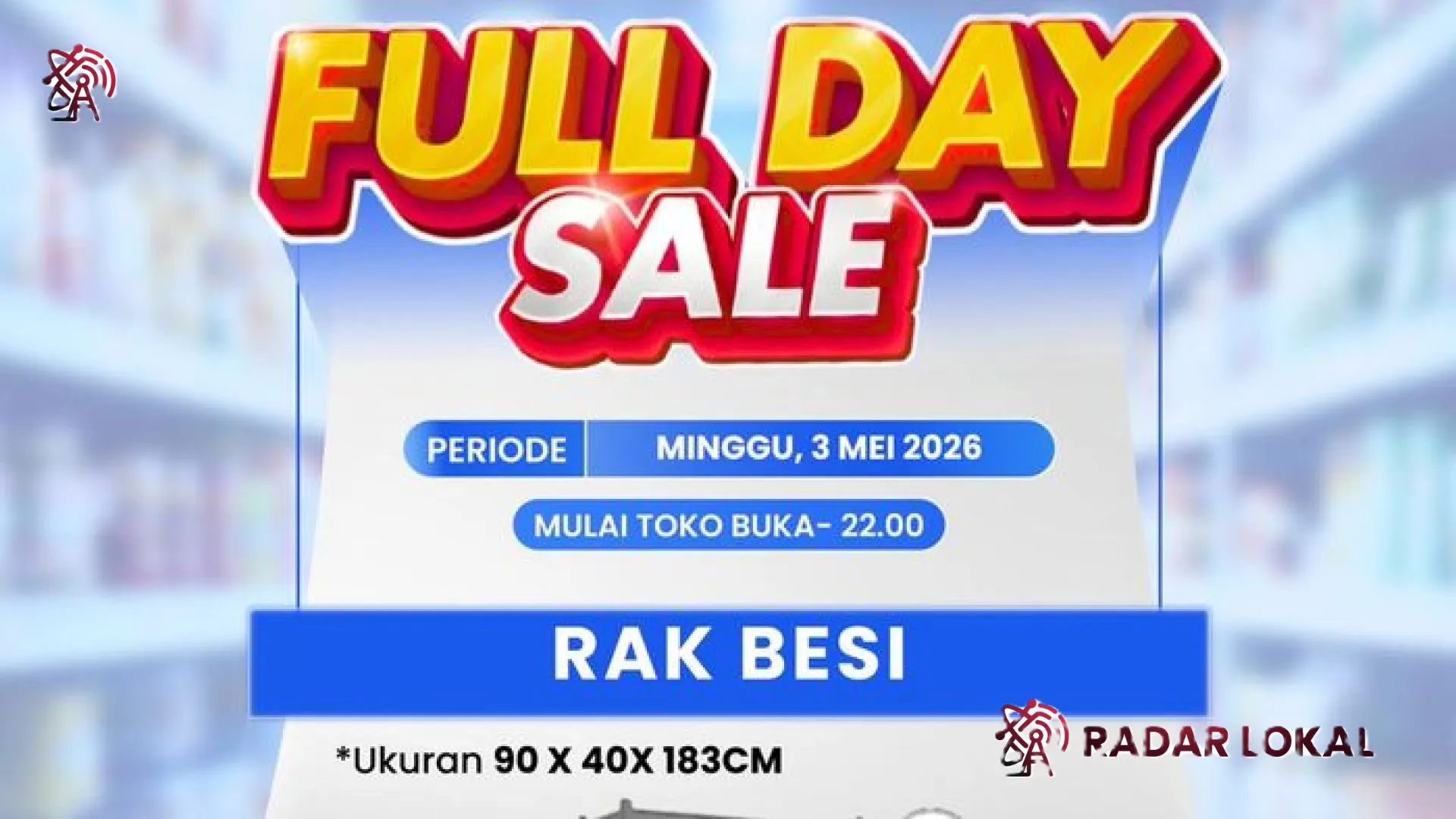 Gebrakan Transmart Full Day Sale: Berburu Rak Besi Berkualitas dengan Diskon Fantastis