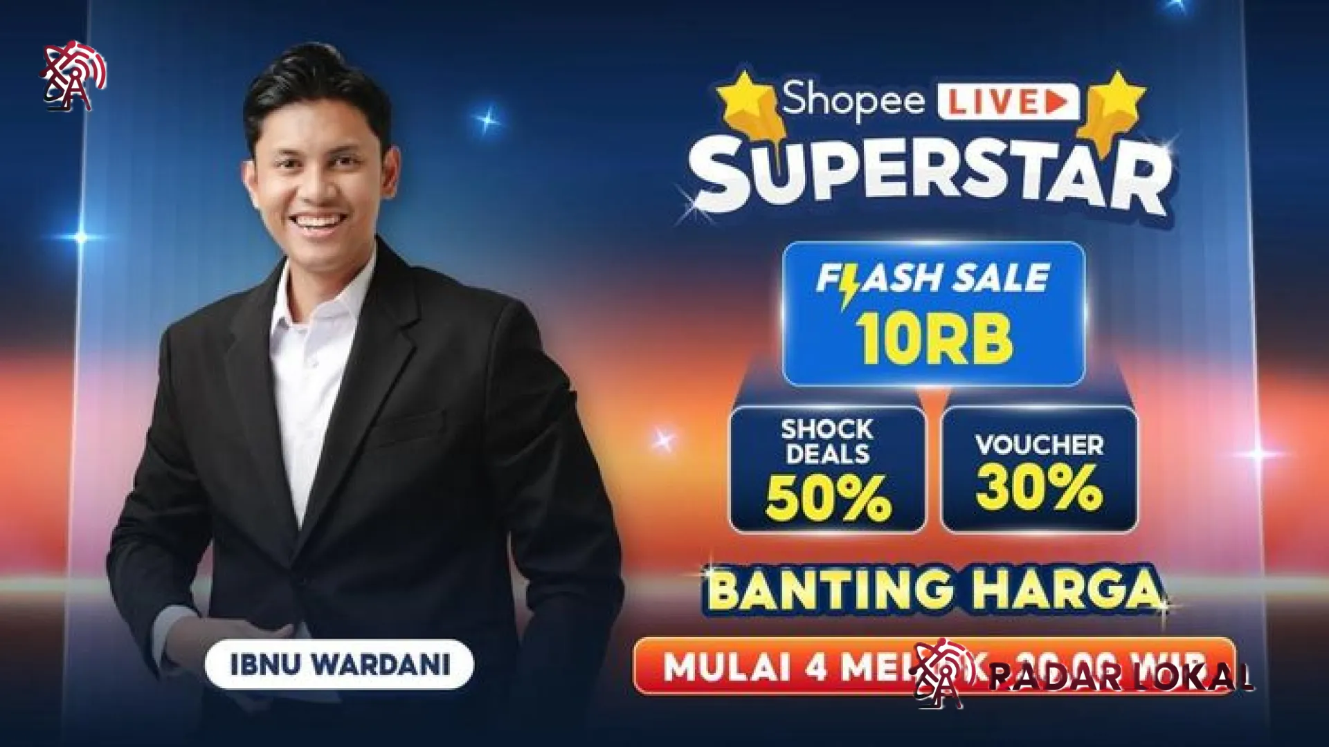 Berburu Gadget Impian di Shopee Live Superstar 5.5: Ibnu Wardani Siap Pandu Puncak Promo Mega Elektronik Sale