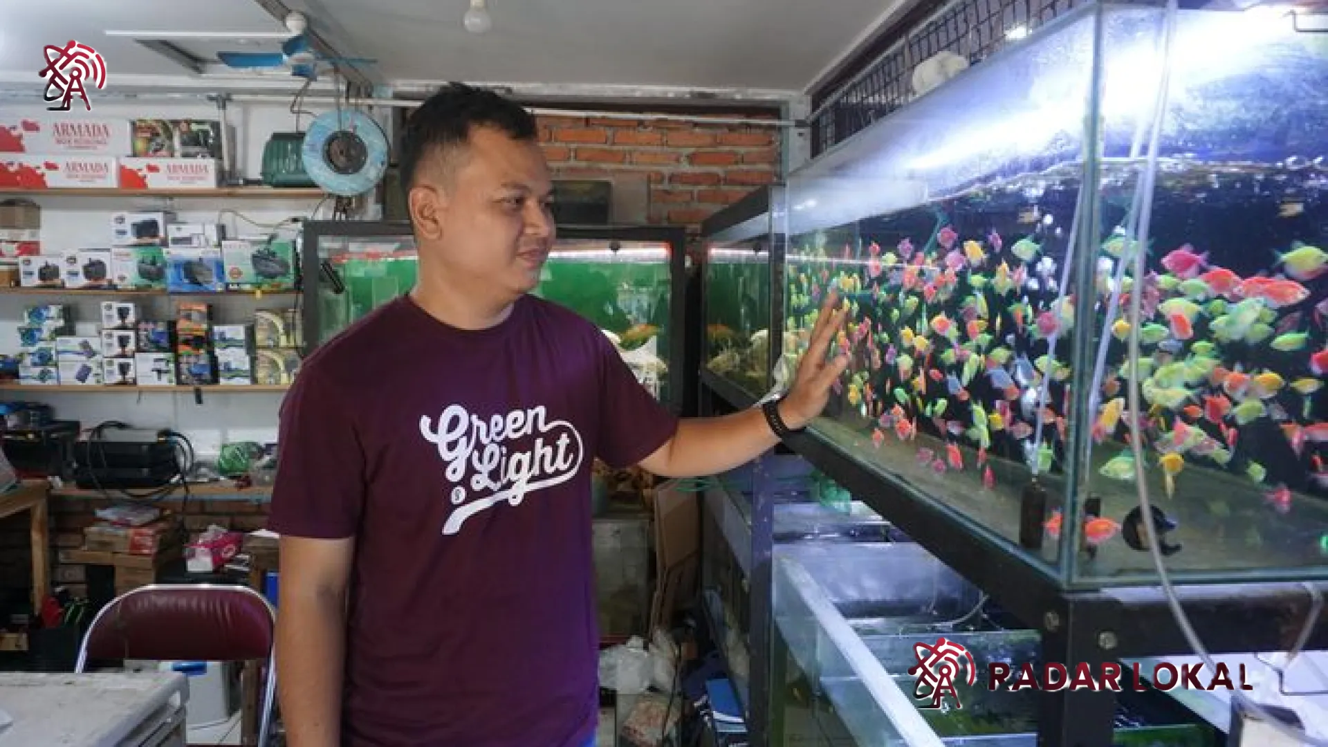 Menyelami Cuan di Balik Akuarium: Kisah Rizki Fauzi Besarkan Pesona Aquarium Lewat Dukungan KUR BRI