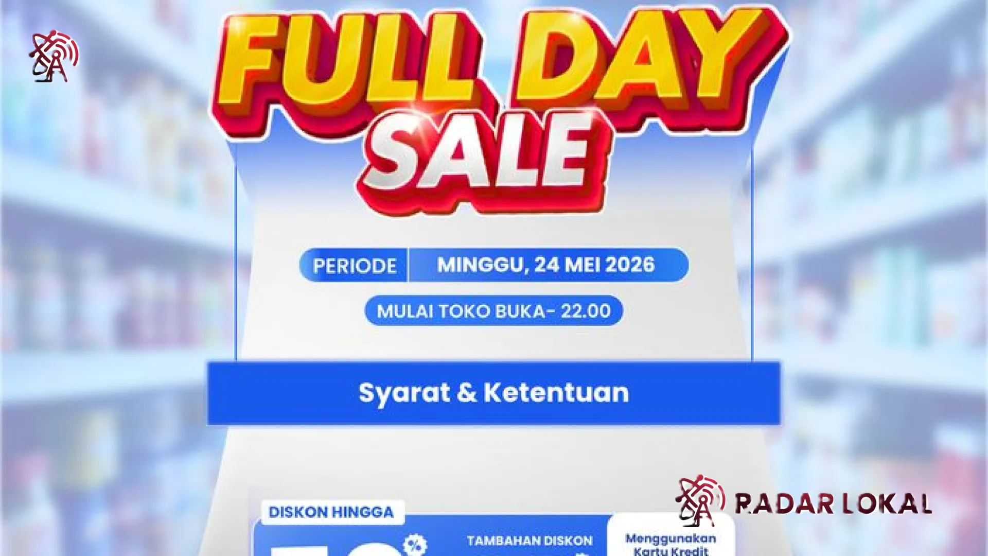 Banjir Diskon Gila-gilaan! Transmart Full Day Sale Hadir Lagi Besok 24 Mei 2026, Cek Daftar Promonya