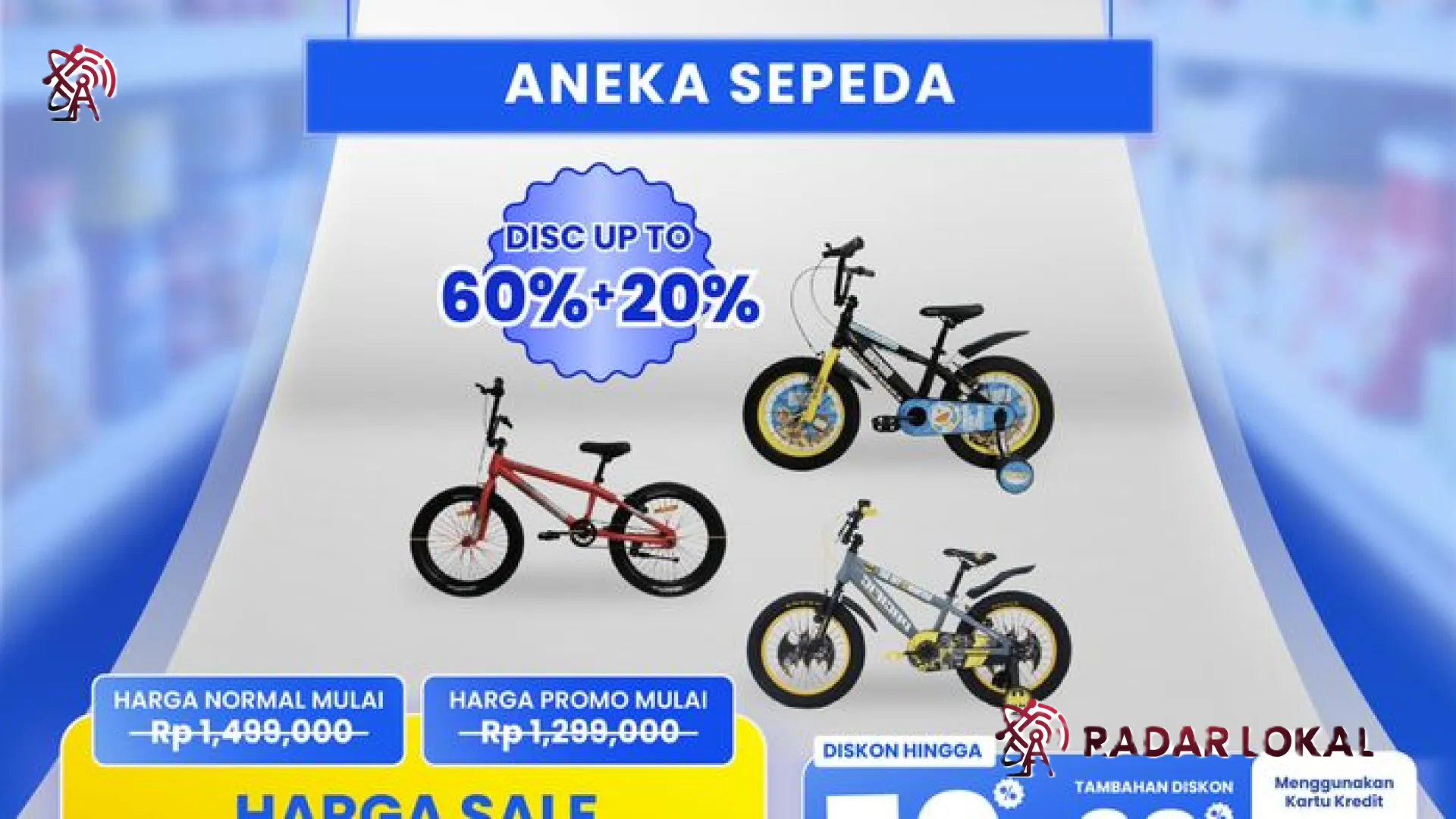 Borong Sepeda Impian dengan Harga Miring! Transmart Full Day Sale Hadirkan Diskon Gila-gilaan Hingga 80%