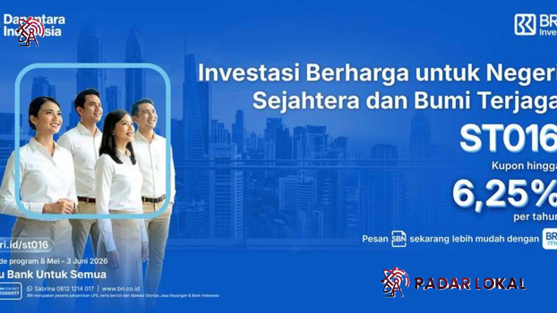 Investasi Syariah Masa Kini: Sukuk Tabungan ST016 Hadir di BRImo, Peluang Cuan Aman Mulai Rp 1 Juta