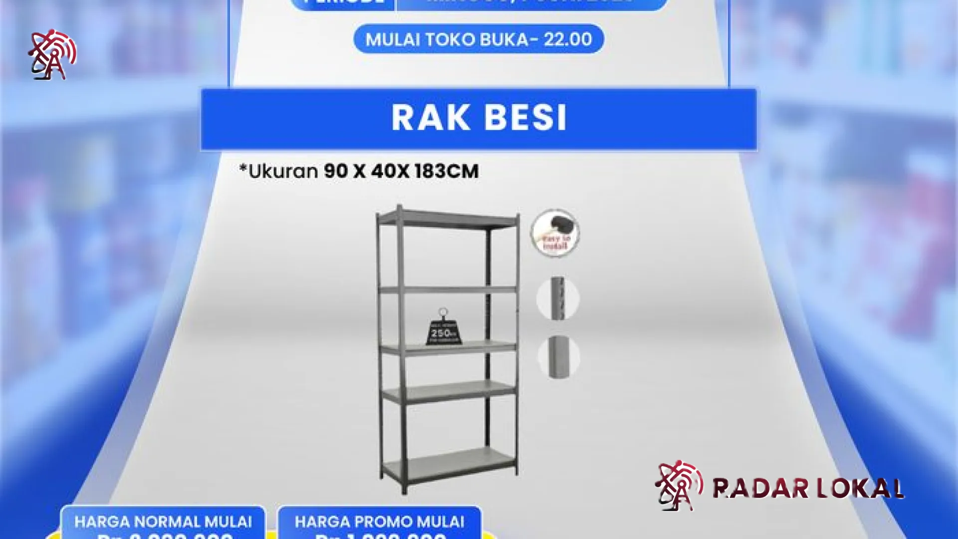 Solusi Rumah Rapi Tanpa Boros: Transmart Full Day Sale Obral Rak Besi Berkualitas dengan Harga Miring