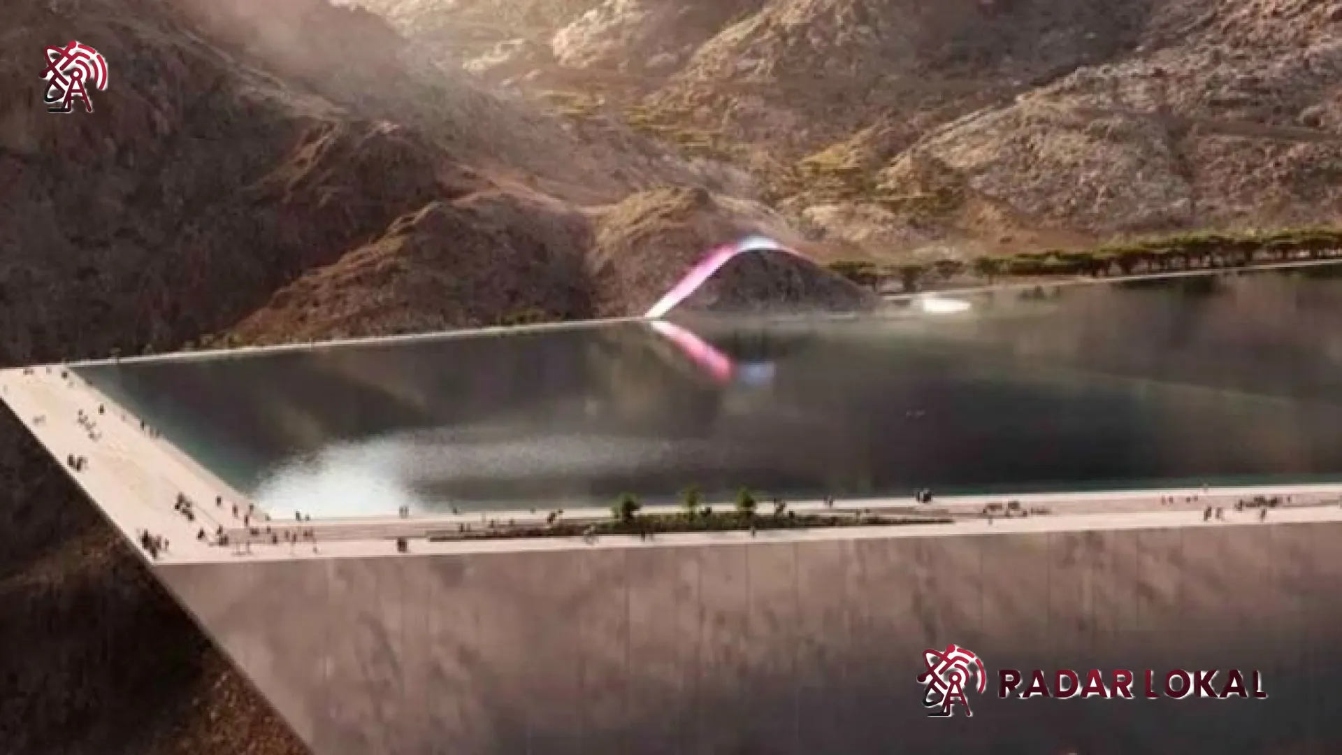Keajaiban Arsitektur Modern: Arab Saudi Sulap Gurun Gersang Jadi Danau Air Tawar Raksasa Rp 125 Triliun