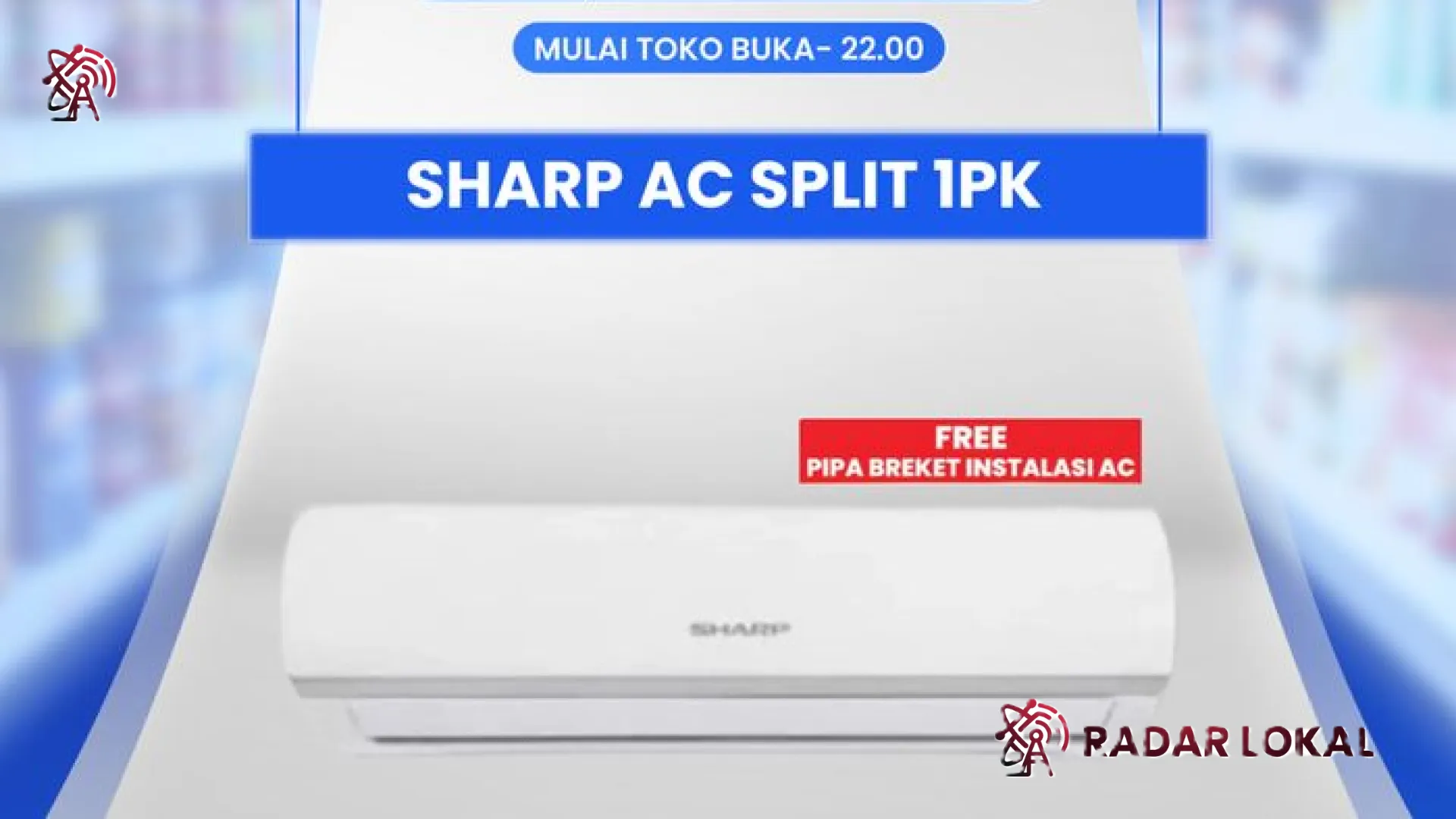 Solusi Sejuk Tanpa Kuras Kantong: Sharp AC 1 PK Turun Harga Drastis di Transmart Full Day Sale