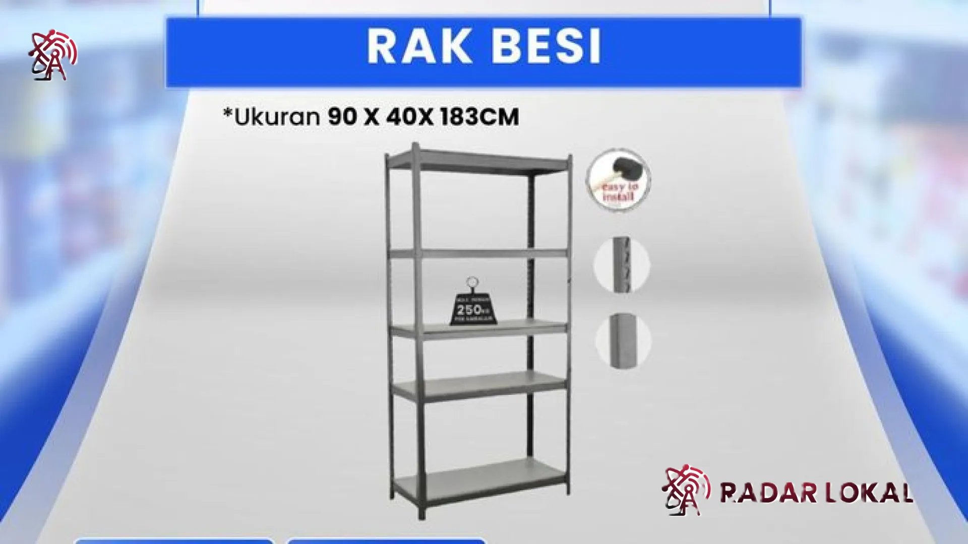 Solusi Organisasi Hunian: Rak Besi Serbaguna Banting Harga di Transmart Full Day Sale!